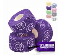 WOD Nation Strap Doigt - Tape Crossfit - 3 Rouleaux (7m) Cohesive Tape Elastique - Hook Grip Tape Coton résistant à la Transpiration, Respirant, Haltérophilie, Crossfit, Callisthénie (Violet)