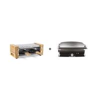 WOD2 APPAREIL A RACLETTE PIERRE + GR20 PLANCHA GRILL ET PANINI