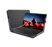 WODBAO Étui de protection en cuir synthétique pour ordinateur portable Lenovo ThinkPad X1 Carbon Generation 11/10/9 2023-2021 et ThinkPad X1 Yoga Gen 8/7/6 2023-2021 - Protection contre les chutes -