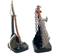 WODEJIAOBAO Porte-clés Blade of Chaos, Leviathan Hache Porte-clés Cosplay Accessoires Cadeau pour homme ou femme (2 pièces), noir, défaut