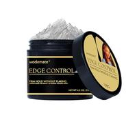 wodemate Gel Coiffant Pour Tresse de Cheveux - Fixation Cire Capillaire Pour les Contours, Gel Cheveux Afro Pour Femmes, Edge Control Styling Wax, Tenue Forte, Non Grasse, 128G