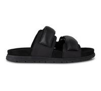 Woden Lisa Leather Black Taille: 39 | Slippers Outlet | Femme | Le Noir