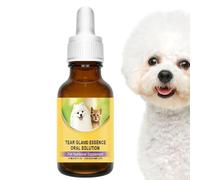 Wodesitiy Éliminateur de taches larmes pour chiens | Solution de nettoyage | Nettoyant les taches larmes pour animaux de compagnie | Solution de nettoyage douce pour soulager les irritations et