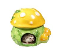 Wodesitiy Hamster Habitat Nid de couchage en céramique pour l'occupation adaptée à l'espèce et la détente confortable | Niche pour petits animaux - pour souris, furets, chinchillas et gerbilles, comme