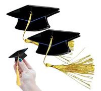 Wodesitiy Pinces à Cheveux,Petites Barrettes Chapeau de Graduation Mignonnes - Épingles à cheveux pour fête de fin d'études,pour Femmes Filles Étudiants École Voyage Séance Photo Fête Jeu de Rôle