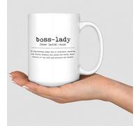 Wodevor Tasses à café amusantes - Tasse à café et à thé - Dictionnaire - En céramique lisse - Cadeau pour maman, mari, enfants, couple - 445 ml - Blanc