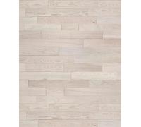 wodewa Revêtement mural en bois w1000 | 1 m² | Chêne Arctic : huilé | Autocollant durable en bois véritable Allemagne aspect 3D | Chambre à coucher Salon Cuisine Bureau