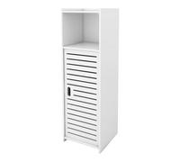 WODFARR Armoire Meubles de Salle de Bains collonne, Meuble Toilettes WC Rangement, Petit Meuble de Rangement pour Toilettes, Support pour Papiers Toilettes-23 * 22 * 78cm