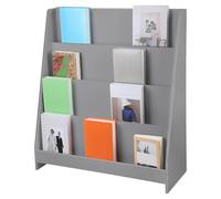 WODFARR Bibliothèque Étagère à Livres pour Enfants, Rangement Livre et Jouets Enfant, Bibliothèque Montessori pour Enfants, Étagère Livre Enfant en Bois-30 * 70 * 88cm, Noir
