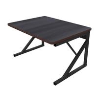 WODFARR Étagère Stable pour Four à Micro-Ondes, Support pour Four à Micro-Ondes à Charge Lourde, Tube galvanisé + Projection de Plastique + MDF,54 * 35 * 34.5cm-Noyer Jaune