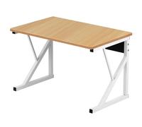 WODFARR Support pour Four à Micro-Ondes à Charge Lourde, Etagère pour Four à Micro-Ondes Tube galvanisé + Peinture + MDF,54 * 35 * 34.5cm-Érable Blanc