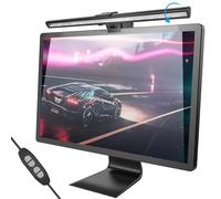 Wodgreat Lampe Ecran PC, USB Monitor Light Bar 40CM Barre de Lampe de Moniteur, Dimmable, 3 Modes d'éclairage x 10 Niveaux de Luminosité, Barre Lumineuse pour Office Home Gaming