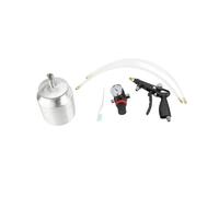 WODHMIEY Pistolet pulvérisateur à air comprimé 750 ml en alliage d'aluminium max. 12,4 bar Pistolet à peinture avec manomètre pour protection du dessous de caisse, protection contre la rouille