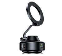 WODHMIEY Support de téléphone magnétique avec Base d'aspiration électrique et Bras Pliable à 2 articulations, Rotation Amortisseur à 360°, Universel pour 16/15/14/13/12 et Android - pour