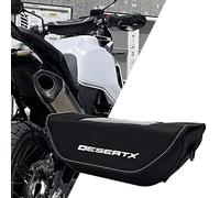 Wodpice Sac de guidon de moto pour Desert X, étui étanche et anti-poussière, sac de voyage pour moto de grande capacité avec écran transparent pour Desert X 2021-2023