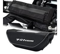 Wodpice Sac de guidon de moto pour V-Strom 1000 650 250, étui étanche et anti-poussière, sac de voyage pour moto de grande capacité avec écran transparent pour V-Strom