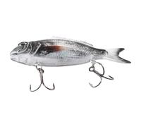 Wodsty 3D VIB Soft Leurre artificiel réaliste avec vibrations coulant | VIB Leurre de pêche en caoutchouc souple 3D avec yeux réalistes et crochets tranchants - Leurre de natation vibrant coulant