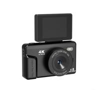 Wodsty 4K Caméra Numérique Vlogging Caméra 180 Degrés Écran Pliant 1 Pièce | Écran pliable à 180°, enregistrement vidéo 4K net, zoom numérique puissant 16x, écran HD de 2,4", export rapide de données
