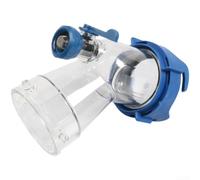 Wodsty Adaptateur coudé d'évacuation étanche à 45 degrés pour 7,6 cm