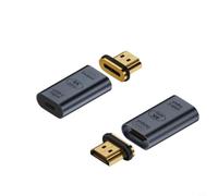 Wodsty Adaptateur USB-C vers 4 K @ 60 Hz, aluminium de type C vers convertisseur avec LED, compatible avec ordinateur portable pour moniteur HDTV, violet