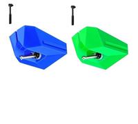 Wodsty Aiguille de rechange AT-VMN95E pour série Audio-Technica VM95, aiguille avec support en aluminium pour AT-LP120X, boîtier vert avec brosse de nettoyage