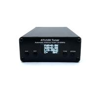 Wodsty ATU-100 Tuner d'antenne automatique, 100 W HF pour tuner d'antenne automatique avec chargeur USB-C et batterie intégrée de 1800 mAh, pour amateur