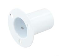 Wodsty Base de bride de pont de piscine en acier inoxydable de 3,8 cm pour montage d'échelle et de main courante, fixation pour piscine ou garde-corps marins avec design renforcé et pour trous