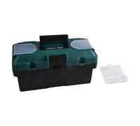 Wodsty Boîte à outils ABS 35,6 cm avec boucle de verrouillage et poignée confortable pour la menuiserie et les réparations électriques