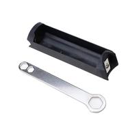 Wodsty Boîte cachée pour cadre de vélo Brompton, 140 mm x 35 mm, pour sac de rangement compact avec clé à molette et poche intérieure, accessoires en métal + plastique pour l'entretien du vélo