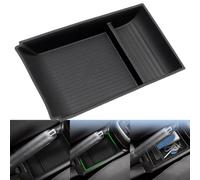 Wodsty Boîte de rangement en gel de silice pour Suzuki Swift 20162024 - Plateau de rangement en ABS noir - Antidérapant - Accessoire intérieur de voiture