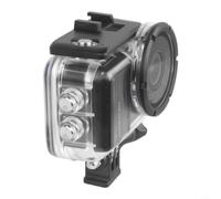 Wodsty Boîtier pour Insta360 Go ultra étanche, étui de plongée jusqu'à 50 m de profondeur, étui avec verre optique pour des enregistrements sans distorsion lors du surf et de la plongée avec tuba