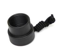 Wodsty Bouchon de plongée, régulateur DIN pour vanne de réservoir 200 bars et 300 bar, design ventilé, sortie de gaz haute pression, couvercle ABS résistant à l'eau de mer, 3 x 3 cm, noir (1 ou 2