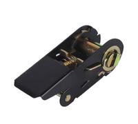 Wodsty Boucle de sangle d'arrimage robuste en alliage d'aluminium de 2,5 cm, force de traction sûre de 0,8 tonne, pour fixation de cargaison et de bagages