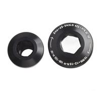 Wodsty Boulon de manivelle en alliage d'aluminium M15/M26 pour SRAM pour systèmes GXP, vis auto-extractible compatible avec X7 X9 X0 pour XX1, finition noire (boulon + écrou)
