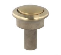 Wodsty Bouton poussoir de rechange pour chasse d'eau Siamp Storm 33A, finition dorée chromée, convient aux trous de 38 à 44 mm, matériau ABS de 48 mm de diamètre (A)