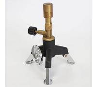 Wodsty Brûleur Bunsen multifonctionnel portable en laiton noir cuivre pour expériences scientifiques et chimie