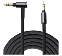 Wodsty Câble audio 3,5 mm avec microphone pour Sony WH-1000XM2/XM3/XM4/H900N/H800, cuivre sans oxygène, design robuste, longueur de 1,5 m, noir (édition directe)