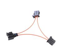 Wodsty Câble fibre optique pour BMW, Mercedes-Benz et Skoda voitures allemandes, câble d'interface audio automobile avec adaptateur mâle et femelle, matériau ABS noir, installation rapide