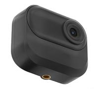 Wodsty Caméra d'action panoramique compacte 4K pour moto, caméra embarquée HD en ABS pour extérieur, montage facile avec étui de charge magnétique, noir et blanc (noir)