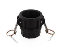 Wodsty Camlock Lot de 2 adaptateurs de pompe à déchets en polypropylène Camlock Cam and Groove D-200PP pour une connexion fiable avec tuyaux et raccords dans des environnements difficiles