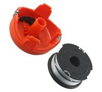 Wodsty Capuchon de bobine et ligne pour débroussailleuse Black And Decker 575648-00 575462-00 compatible avec Gl315 Gl350 Gl650 Gl650 Gl337Sb Gl546Sc Gl650Sbc Gl651Sb Gl652 Gl653 Gl656 Gl660 Gl660 670