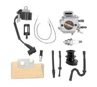 Wodsty Carburateur pour tronçonneuse MS290, MS310, MS390 avec filtre à air | MS290 Carburateur de rechange pour tronçonneuses MS310 et MS390 - Kit prêt à installer