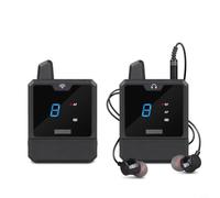 Wodsty Casque de surveillance sans fil avec technologie UHF, portée de 30 mètres et réduction du bruit pour musiciens et orateurs (1 à 1)