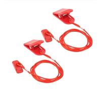 Wodsty e rechange magnétique pour tapis de course | 2 pièces. e sécurité magnétique de rechange rectangulaire en plastique ABS compatible avec ProForm