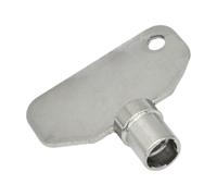 Wodsty Clé tubulaire E3-5-15 pour portes de compartiment de camping-car et camping-car, alliage de zinc, acier au carbone, 59 mm x 39 mm