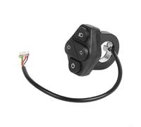 Wodsty Commutateur de phare de guidon en ABS noir compatible avec scooter électrique KUKIRIN A1