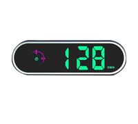 Wodsty Compteur de vitesse tête haute pour voiture avec puce Beidou double mode, 7 options de couleur, grand écran de police, boussole, km/h, MPH commutable pour voitures, bus, camions, vélos