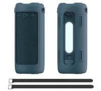 Wodsty Coque de protection en silicone pour JBL Grip, étui absorbant les chocs en tissu robuste, ajustement personnalisé et maintien sûr, design compact, noir (bleu)