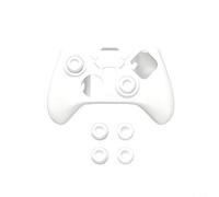 Wodsty Coque de protection en silicone pour ROG pour 2 manettes, surface antidérapante avec embouts de joystick, couverture ajustée pour Xbox Pad (blanc)