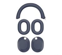 Wodsty Coque en silicone résistant à la transpiration pour casque Sony WH-1000XM6, coque de protection sur mesure pour oreillettes, accessoires confortables, (bleu)